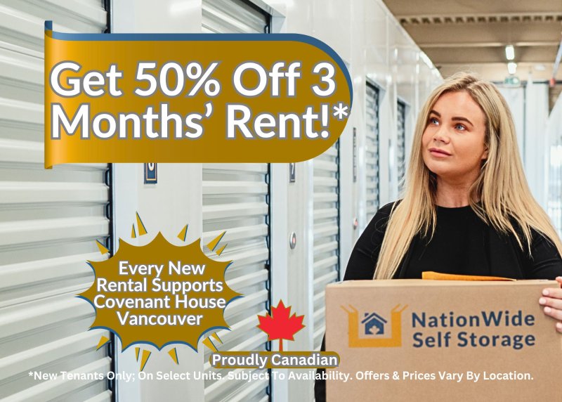 Storage Units at NationWide Self Storage - Downtown Vancouver - 1223 East Pender Street, Vancouver, BC